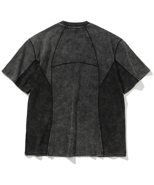 NOT4NERD（ノットフォーナード）の「4 Cross Symbol Pigment Incision T-Shirts - Charcoal（Tシャツ/カットソー・レディース・その他・MEDIUM/X-LARGE/LARGE）」の2枚目の写真