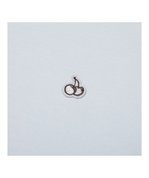 KIRSH(キルシー)の「KIRSH Layered Slim-Fit Ribbon Long Sleeve T-Shirt キルシー レイヤード スリムフィット 長袖Tシャツ(Tシャツ/カットソー・レディース・ホワイト/ライトブルー/ブラック・1)」の5枚目の写真