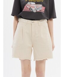 タックシワショーツベージュ