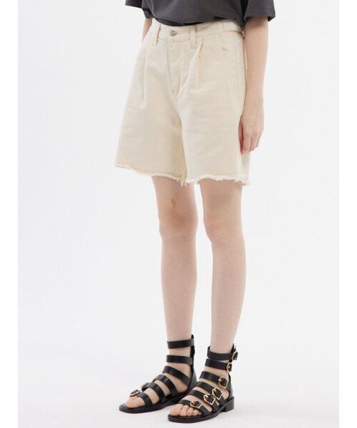 UNKNOWN PLANET(アンノウンプラネット)の「タックシワショーツベージュ(その他パンツ・レディース・その他・SMALL/MEDIUM)」の3枚目の写真