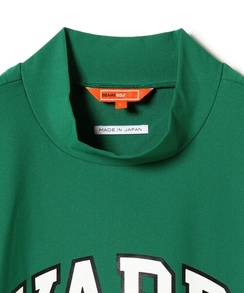 BEAMS GOLF(ビームスゴルフ)の「ORANGE LABEL / YARD モックネックシャツ(Tシャツ/カットソー・メンズ・ホワイト/グリーン/ブラック・S/M/L/XL)」の5枚目の写真