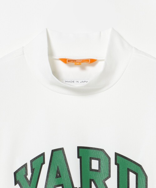 BEAMS GOLF(ビームスゴルフ)の「ORANGE LABEL / YARD モックネックシャツ(Tシャツ/カットソー・メンズ・ホワイト/グリーン/ブラック・S/M/L/XL)」の18枚目の写真