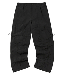 LINED BALLOON PANTS [BLACK]