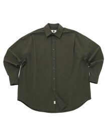 A NOTHING（アナッシング）の「EARTH-COLOR PLEATS SHIRT (Dense Forest)（シャツ/ブラウス）」