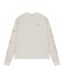 PIGMENT WAFFLE LS TEE ECRU