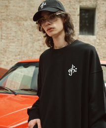 2113 STUDIO（イイルイルサムスタジオ）の「音符ロゴスウェット ブラック（スウェット）」