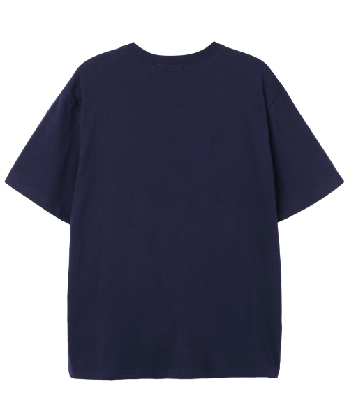 OUSE(オウズ)の「ウェザーエモティコン オーバーサイズ 半袖Tシャツ (DS010) ネイビー(Tシャツ/カットソー・レディース・その他・SMALL/MEDIUM/LARGE/X-LARGE/XX-LARGE)」の2枚目の写真