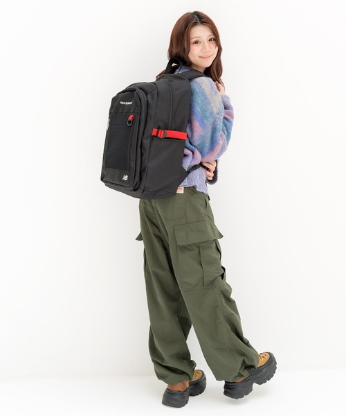NEW BALANCE（ニューバランス）の「【NewBalance】 DAY PACK 32L（バックパック/リュック・メンズ・レッド/ブラック・FREE）」の4枚目の写真