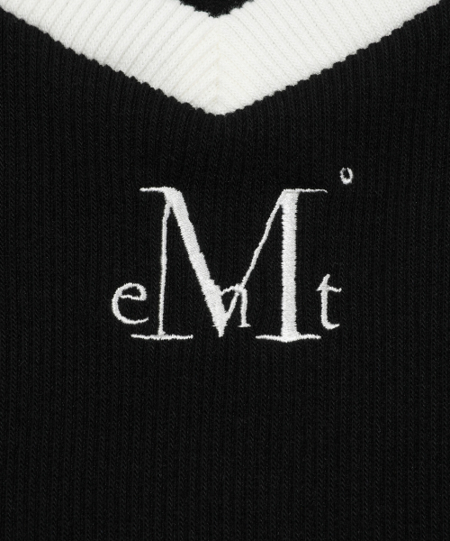 MUCENT(ムセント)の「バインディングトラックラインVネックリブTシャツ(3カラー)(Tシャツ/カットソー・レディース・グレー/ブラック/ネイビー・FREE)」の16枚目の写真