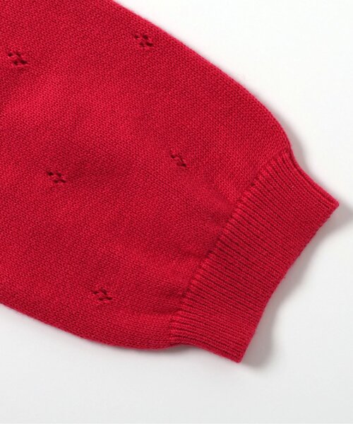 Boribon（ボリボン）の「リボンニットカーディガン（カーディガン/ボレロ・キッズ・レッド/イエロー/アイボリー・120/110/100/90/80）」の13枚目の写真