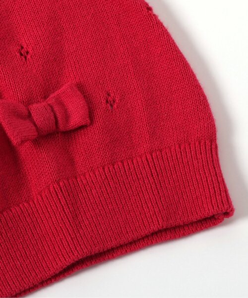 Boribon（ボリボン）の「リボンニットカーディガン（カーディガン/ボレロ・キッズ・レッド/イエロー/アイボリー・120/110/100/90/80）」の14枚目の写真