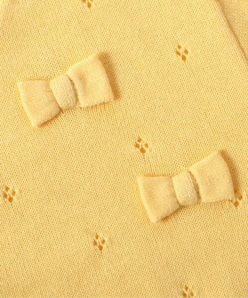 Boribon（ボリボン）の「リボンニットカーディガン（カーディガン/ボレロ・キッズ・レッド/イエロー/アイボリー・120/110/100/90/80）」の15枚目の写真