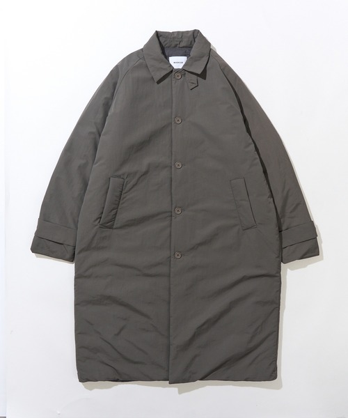 MAISON CLUB(メゾンクラブ)の「【MAISON CLUB】Light Padding Walker Coat / ライト中綿ウォーカーコート KKP(ステンカラーコート・メンズ・グレー/ブラック/ベージュ・M/L)」の19枚目の写真