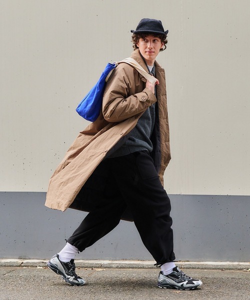 MAISON CLUB(メゾンクラブ)の「【MAISON CLUB】Light Padding Walker Coat / ライト中綿ウォーカーコート KKP(ステンカラーコート・メンズ・グレー/ブラック/ベージュ・M/L)」の21枚目の写真