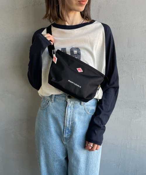 DANTON（ダントン）の「[DANTON/ダントン] MONTSOURIS コーデュラキャンバス ショルダーバッグ（ショルダーバッグ・レディース・ブラック/ライトベージュ・ONE SIZE）」の8枚目の写真