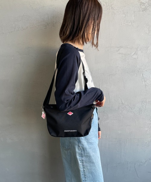 DANTON（ダントン）の「[DANTON/ダントン] MONTSOURIS コーデュラキャンバス ショルダーバッグ（ショルダーバッグ・レディース・ブラック/ライトベージュ・ONE SIZE）」の6枚目の写真