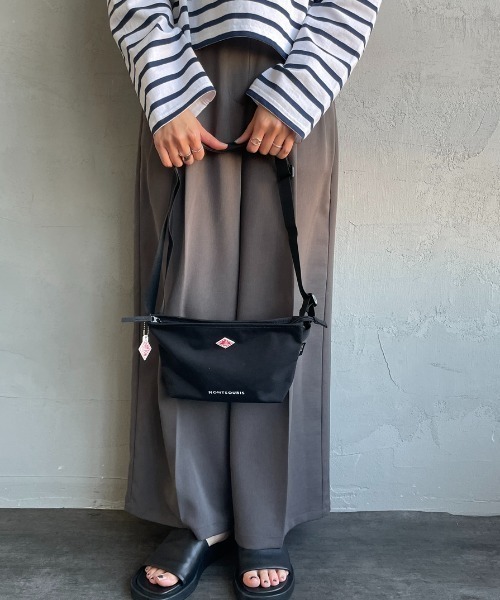 DANTON（ダントン）の「[DANTON/ダントン] MONTSOURIS コーデュラキャンバス ショルダーバッグ（ショルダーバッグ・レディース・ブラック/ライトベージュ・ONE SIZE）」の11枚目の写真