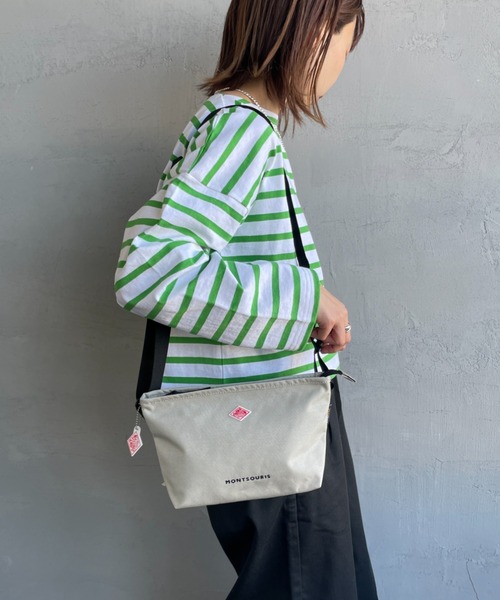 DANTON（ダントン）の「[DANTON/ダントン] MONTSOURIS コーデュラキャンバス ショルダーバッグ（ショルダーバッグ・レディース・ブラック/ライトベージュ・ONE SIZE）」の14枚目の写真
