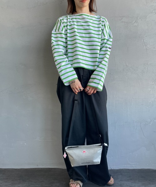 DANTON（ダントン）の「[DANTON/ダントン] MONTSOURIS コーデュラキャンバス ショルダーバッグ（ショルダーバッグ・レディース・ブラック/ライトベージュ・ONE SIZE）」の17枚目の写真