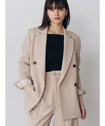 MURUA | 【セットアップ対応】ベルテッドテーラードジャケット(テーラードジャケット)