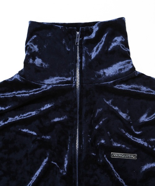 VANQUISH（ヴァンキッシュ）の「VANQUISH / ヴァンキッシュ VA embroidery ベロアジャケット（その他アウター・メンズ・ネイビー/ブラック・L/M）」の6枚目の写真