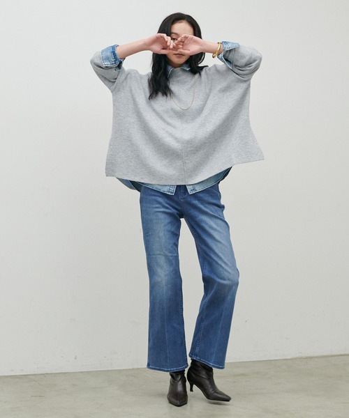 LARUTA（ラルータ）の「【LARUTA】ストレッチブーツカットデニム（デニムパンツ・レディース・ブラック/ブルー系その他・LARGE/MEDIUM）」の21枚目の写真