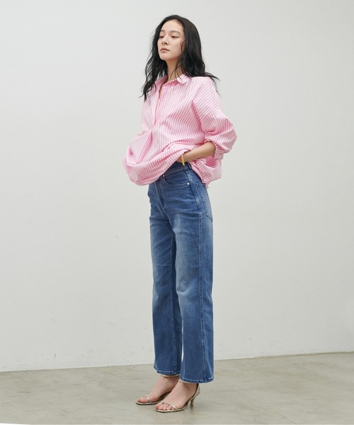 LARUTA（ラルータ）の「【LARUTA】ストレッチブーツカットデニム（デニムパンツ・レディース・ブラック/ブルー系その他・LARGE/MEDIUM）」の15枚目の写真
