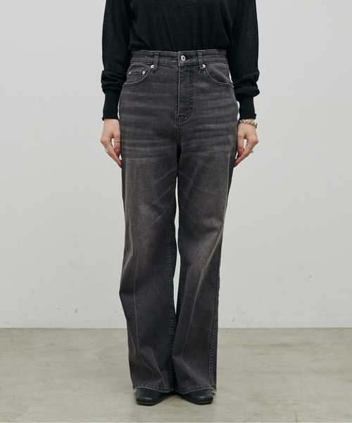 LARUTA（ラルータ）の「【LARUTA】ストレッチブーツカットデニム（デニムパンツ・レディース・ブラック/ブルー系その他・LARGE/MEDIUM）」の16枚目の写真