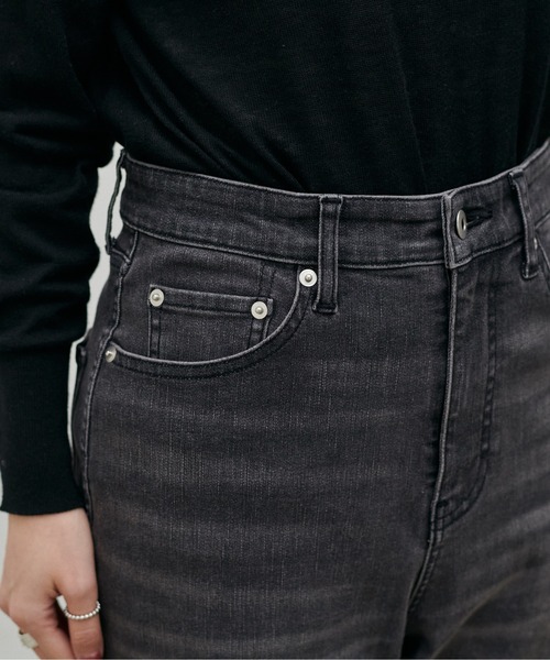 LARUTA（ラルータ）の「【LARUTA】ストレッチブーツカットデニム（デニムパンツ・レディース・ブラック/ブルー系その他・LARGE/MEDIUM）」の9枚目の写真