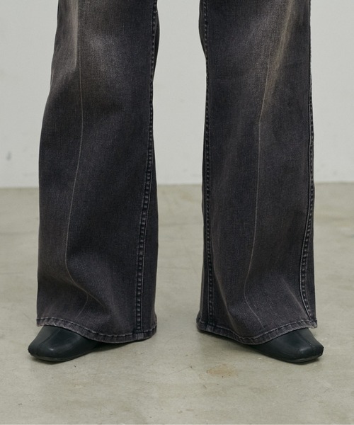 LARUTA（ラルータ）の「【LARUTA】ストレッチブーツカットデニム（デニムパンツ・レディース・ブラック/ブルー系その他・LARGE/MEDIUM）」の10枚目の写真