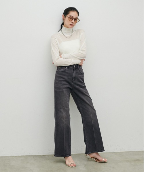LARUTA（ラルータ）の「【LARUTA】ストレッチブーツカットデニム（デニムパンツ・レディース・ブラック/ブルー系その他・LARGE/MEDIUM）」の7枚目の写真