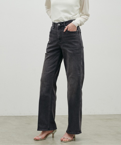 LARUTA（ラルータ）の「【LARUTA】ストレッチブーツカットデニム（デニムパンツ・レディース・ブラック/ブルー系その他・LARGE/MEDIUM）」の4枚目の写真