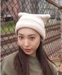 BEN DAVIS（ベンデイビス）の「NEKOMIMI BORDER KNIT CAP（ニットキャップ/ビーニー）」