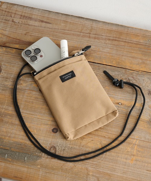 STANDARD SUPPLY(スタンダードサプライ)の「【STANDARD SUPPLY】SLING PURSE M/スリングパースM/ミニショルダーバッグ(ショルダーバッグ・メンズ・ベージュ/ブラック/ミント/グレー・FREE)」の3枚目の写真