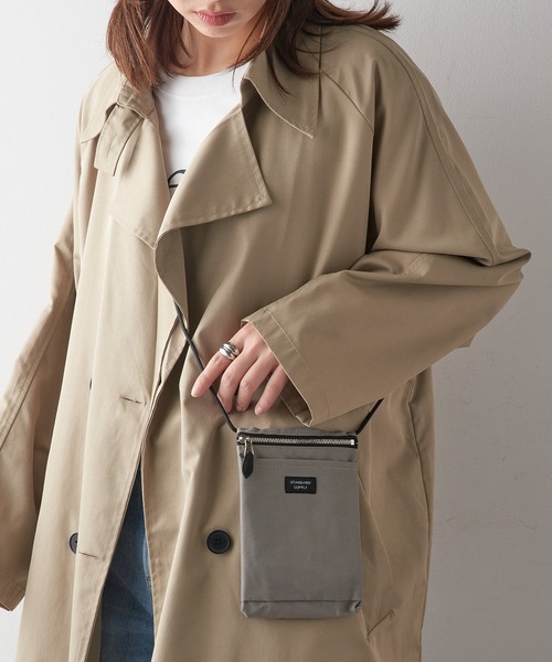 STANDARD SUPPLY(スタンダードサプライ)の「【STANDARD SUPPLY】SLING PURSE M/スリングパースM/ミニショルダーバッグ(ショルダーバッグ・メンズ・ベージュ/ブラック/ミント/グレー・FREE)」の2枚目の写真