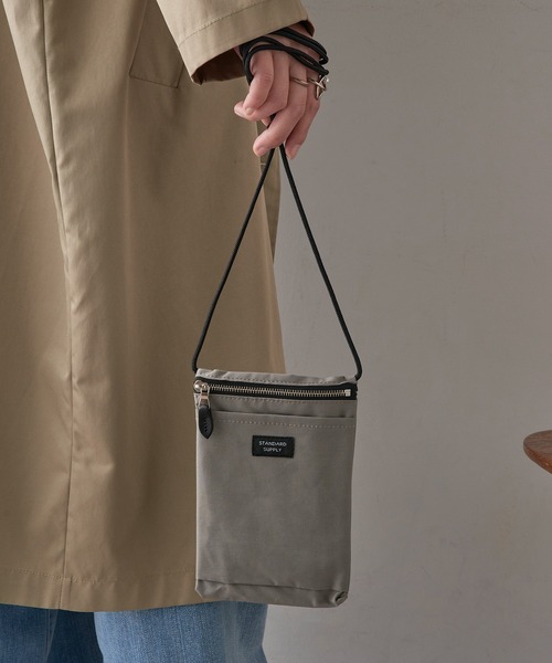 STANDARD SUPPLY(スタンダードサプライ)の「【STANDARD SUPPLY】SLING PURSE M/スリングパースM/ミニショルダーバッグ(ショルダーバッグ・メンズ・ベージュ/ブラック/ミント/グレー・FREE)」の15枚目の写真