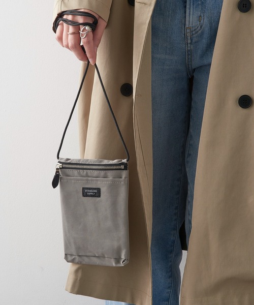STANDARD SUPPLY(スタンダードサプライ)の「【STANDARD SUPPLY】SLING PURSE M/スリングパースM/ミニショルダーバッグ(ショルダーバッグ・メンズ・ベージュ/ブラック/ミント/グレー・FREE)」の16枚目の写真