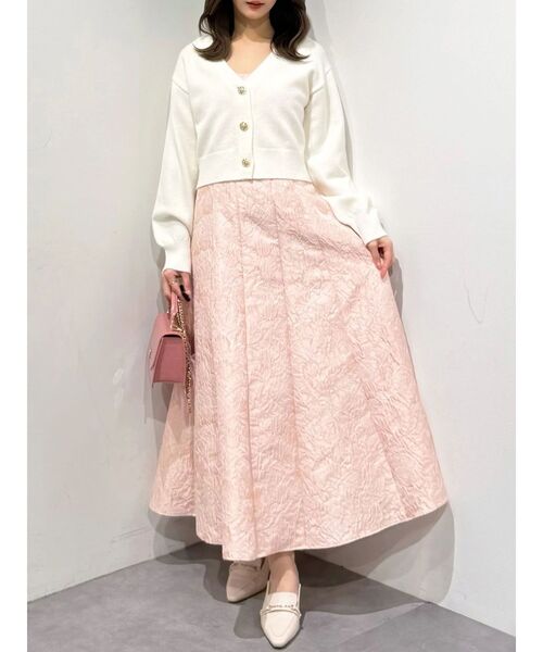 MERCURYDUO(マーキュリーデュオ)の「金ボタンボリュームスリーブカーデ(カーディガン/ボレロ・レディース・ミント/オフホワイト/ベージュ・FREE)」の9枚目の写真