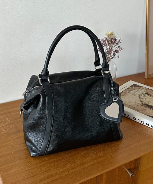 ミラーチャーム付ソフトボストンバッグ（ボストンバッグ）｜DISCOAT