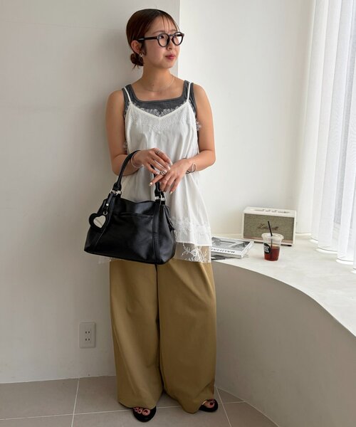 ミラーチャーム付ソフトボストンバッグ（ボストンバッグ）｜DISCOAT