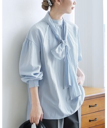 reca | ボウタイ付きギャザーブラウス(シャツ/ブラウス)