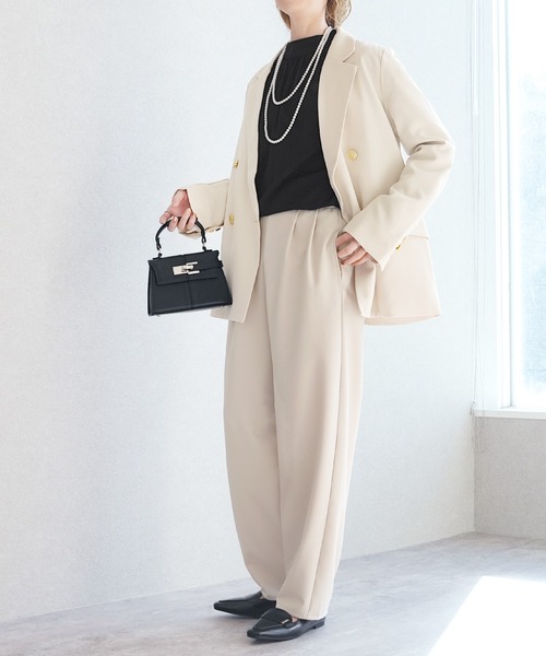 reca(レカ)の「ボウタイ付きギャザーブラウス(シャツ/ブラウス・レディース・ブルー/ブラック/ホワイト・FREE)」の12枚目の写真