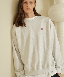 DEHEVE（デヘヴェ）の「エッセンシャルワッペン スウェット [ホワイトメランジェ]（スウェット）」