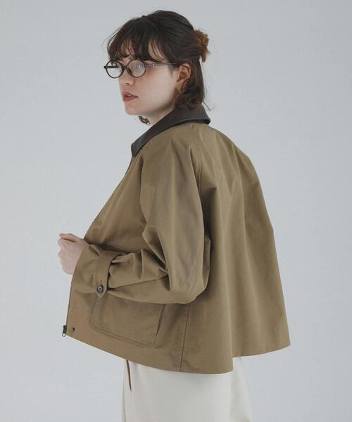 URBAN RESEARCH Sonny Label（アーバンリサーチサニーレーベル）の「異素材衿ショートジャケット（その他アウター・レディース・ホワイト系その他/ベージュ・FREE）」の13枚目の写真