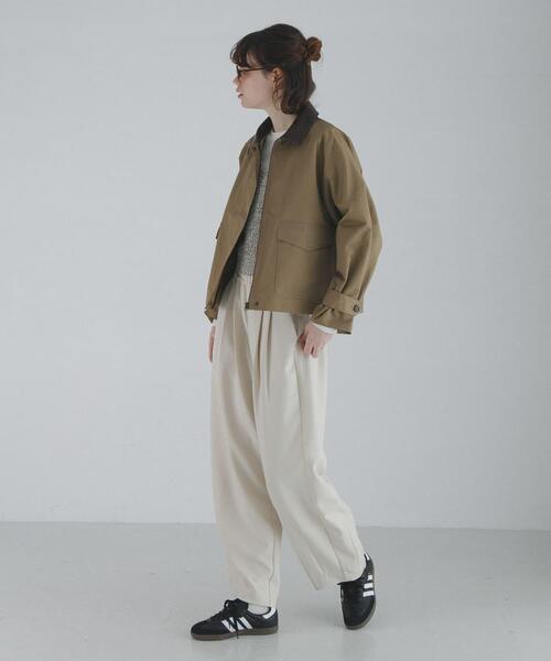 URBAN RESEARCH Sonny Label（アーバンリサーチサニーレーベル）の「異素材衿ショートジャケット（その他アウター・レディース・ホワイト系その他/ベージュ・FREE）」の17枚目の写真