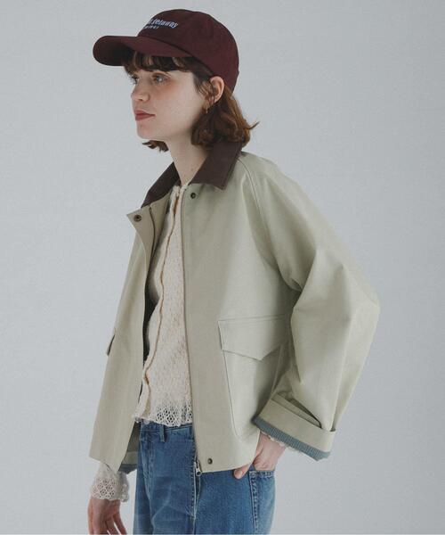 URBAN RESEARCH Sonny Label（アーバンリサーチサニーレーベル）の「異素材衿ショートジャケット（その他アウター・レディース・ホワイト系その他/ベージュ・FREE）」の5枚目の写真