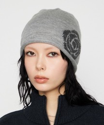 LAGUA GEM | ROSE JACQUARD ビーニー(ニットキャップ/ビーニー)
