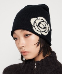 LAGUA GEM | ROSE JACQUARD ビーニー(ニットキャップ/ビーニー)