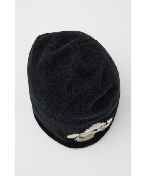 LAGUA GEM(ラグアジェム)の「ROSE JACQUARD ビーニー(ニットキャップ/ビーニー・レディース・ブラック/グレー・FREE)」の18枚目の写真