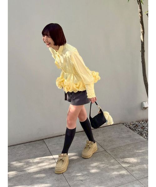 LILY BROWN(リリーブラウン)の「【LILY BROWN×Clarks】Clarks Meare Walla.(その他シューズ・レディース・ブラック/ベージュ・S/M/L)」の19枚目の写真